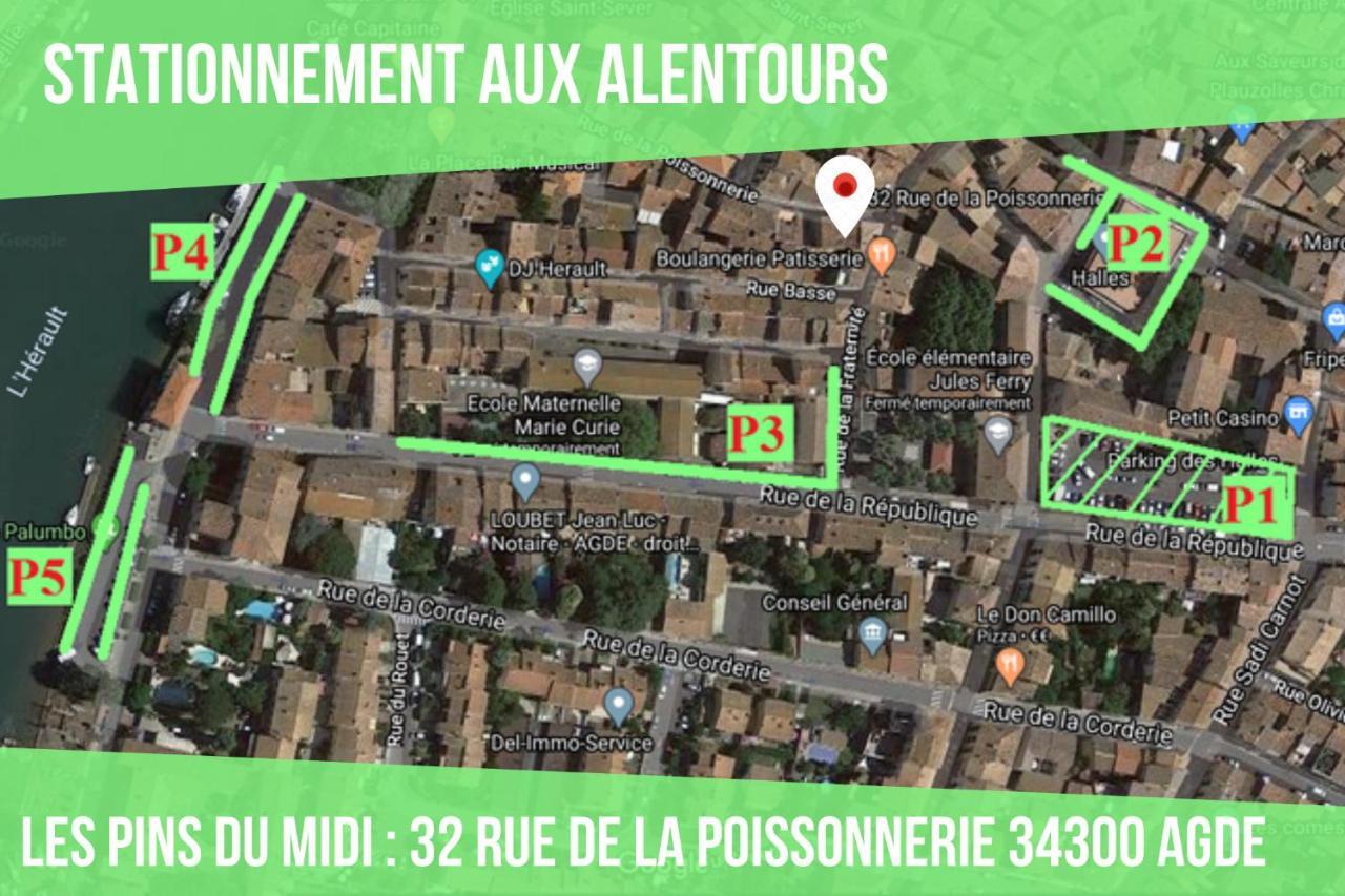 ~☆ T2 Les Pins Du Midi - Agdebnb ☆~ Exterior foto